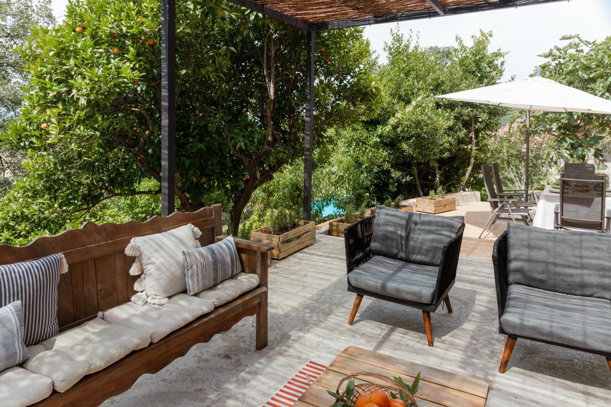 Casa Rural En Candeleda Con Piscina Y Un Maravilloso Jardin Bagian luar foto