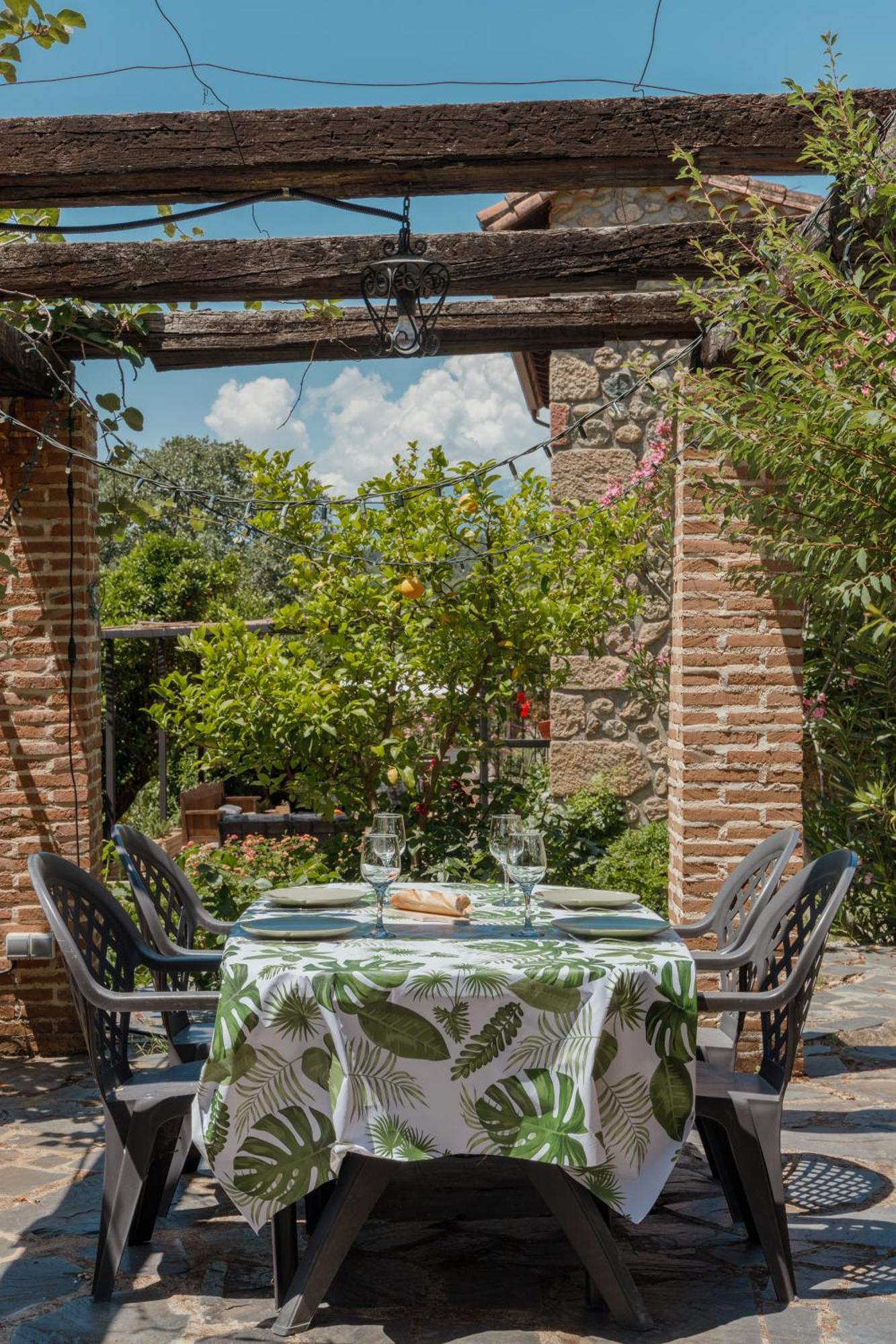 Casa Rural En Candeleda Con Piscina Y Un Maravilloso Jardin Bagian luar foto